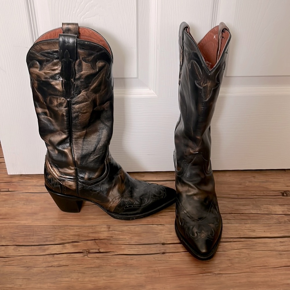 Dan Post Pointed Toe Multicolored Boots